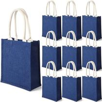 Sacolas de serapilheira Saintrygo, 10 peças, azul marinho, 28x24x10 cm Sacolas de serapilheira Saintrygo, 10 peças, azul marinho, 28x24x10 cm