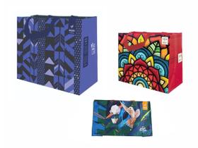 Sacolas Ecobag de Ráfia 1 Grande 1 Média 1 Mini Sortido B4U