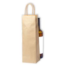 Sacolas Kraft Para Vinhos Bebidas - Lisa Sem Impressão (200 Unidades) - Dalpack Embalagens
