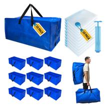 Sacolas Moving MattEasy Heavy Duty Extra Large, pacote com 20 unidades e aspirador Sacolas Moving MattEasy Heavy Duty Extra Large, pacote com 20 unidades e aspirador