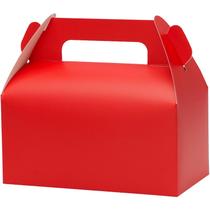 Sacolas Party Favor Goodie, pacote com 30 unidades UnicoPak Red Gable Sacolas Party Favor Goodie, pacote com 30 unidades UnicoPak Red Gable