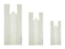 Sacolas Plasticas 90x100 Branca Reciclada Recuperada 5 Kg