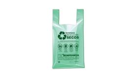 Sacolas Plásticas Biodegradáveis 30x40 P Verde c/ 3.000 Un