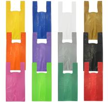 Sacolas Plásticas Premium Colorida Resistente Kit C/ 4Kg