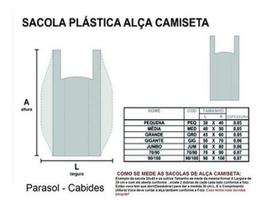 Sacolas Plasticas Reciclada Reforçadas Resistente 50X70 5Kg