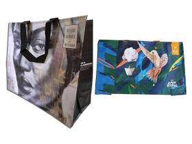 Sacolas Ráfia Reutilizáveis Média e Mini Sortido (1 de cada)