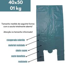 Sacolas Recicladas Coloridas 1kg em Vários Tamanhos, Perfeitas para Mercado, Açougue, Perfumaria e Lojinhas Sacolas Recicladas Coloridas 1kg em Vários Tamanhos, Perfeitas para Mercado, Açougue, Perfumaria e Lojinhas