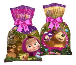 Sacolinha Surpresa Masha e o Urso - kit com 8 un Sacolinha Surpresa Masha e o Urso - kit com 8 un