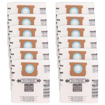 Sacos a vácuo Replacement Shop Vac, 5-8 galões, tipo E/H, pacote com 12