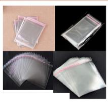 Sacos Adesivados Transparentes Bopp- Embalagem Transparente Plástico P.P C/100 Unidades Incolor