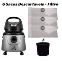 Sacos Aspirador De Pó Electrolux tipo A10N1 C/6UN + 1 Filtro