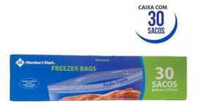 Sacos Bags P/ Congelar Alimentos Grande 30unds Members Mark - Member's Mark