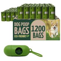 Sacos Biodegradáveis para Cocô de Cachorro Reli - 1200 Unidades com Suporte