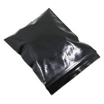 Sacos com zíper PABCK pretos refecháveis 100 peças de 0,13 mm de espessura Sacos com zíper PABCK pretos refecháveis 100 peças de 0,13 mm de espessura