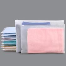 Sacos com zíper Svaldo Frosted para roupas, 100 unidades de plástico de 35 x 25 cm