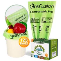Sacos compostáveis GRefusion para caixa de compostagem de cozinha 4.5L 125Ct