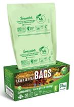 Sacos compostáveis para forro de grama e folhas UNNI 124L 40 unidades Sacos compostáveis para forro de grama e folhas UNNI 124L 40 unidades