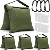 Sacos de areia Aimosen Military Green para suporte de luz, 4 pacotes Sacos de areia Aimosen Military Green para suporte de luz, 4 pacotes