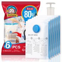Sacos de armazenamento a vácuo BoxLegend 6 Medium com bomba manual