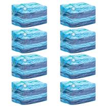 Sacos de armazenamento a vácuo TAILI Blue Jumbo Cube 79x102x38cm, pacote com 8