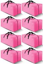 Sacos de armazenamento Cosy Family, pacote com 8, extra grandes, 74x33x36cm, rosa Sacos de armazenamento Cosy Family, pacote com 8, extra grandes, 74x33x36cm, rosa
