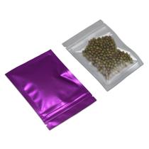 Sacos de armazenamento de alimentos com fecho refechável com zíper, PABCK, 100 unidades, roxos Sacos de armazenamento de alimentos com fecho refechável com zíper, PABCK, 100 unidades, roxos