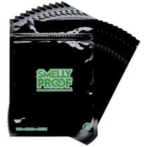 Sacos de armazenamento de alimentos reutilizáveis Smelly Proof, pacote com 10 unidades, 28 mL, pretas