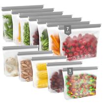 Sacos de armazenamento de alimentos Saco congelador de galão PEVA reutilizável IDEATECH