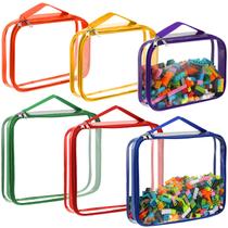 Sacos de armazenamento de brinquedos Sanwuta, 6 pacotes, sacos organizadores de PVC Sacos de armazenamento de brinquedos Sanwuta, 6 pacotes, sacos organizadores de PVC