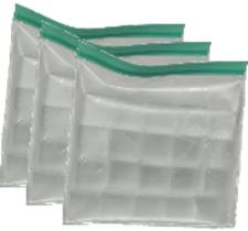 Sacos de Armazenamento de Gelo Trendy Bartender PEVA Reutilizáveis 3 Unidades Sacos de Armazenamento de Gelo Trendy Bartender PEVA Reutilizáveis 3 Unidades