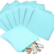 Sacos de armazenamento de joias Sanwuta, veludo antimanchado, 20x20 cm, 8 unidades Sacos de armazenamento de joias Sanwuta, veludo antimanchado, 20x20 cm, 8 unidades