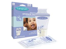 Sacos de Armazenamento de Leite Lansinoh c/ 25 unidades com fecho hermético duplo Livre de BPA e BPS. Sacos de Armazenamento de Leite Lansinoh c/ 25 unidades com fecho hermético duplo Livre de BPA e BPS.