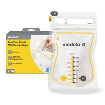 Sacos de armazenamento de leite materno Medela Easy Pour 210 ml (100 unidades) Sacos de armazenamento de leite materno Medela Easy Pour 210 ml (100 unidades)