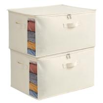 Sacos de armazenamento: edredom de lona Vailando, grande, pacote com 2