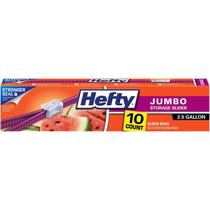 Sacos de armazenamento Hefty Slider Jumbo 9x10 2,5 L (90 no total)