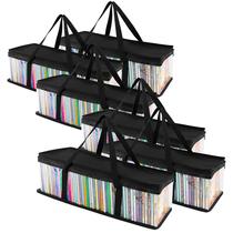 Sacos de Armazenamento para CDs - PVC Transparente (Pacote com 6)