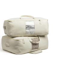 Sacos de armazenamento VeraMia Soft Canvas para edredom King/Queen Sacos de armazenamento VeraMia Soft Canvas para edredom King/Queen