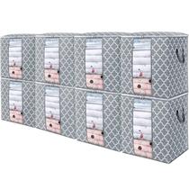 Sacos de armazenamento WISELIFE 8 pacotes/100L para roupas e roupas de cama