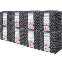 Sacos de armazenamento WISELIFE 8 pacotes/100L para roupas e roupas de cama