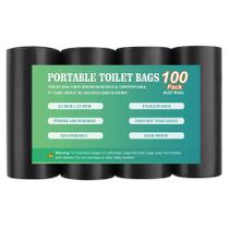 Sacos de banheiro portáteis TAGLUMO 100% compostáveis 30L - pacote com 100 Sacos de banheiro portáteis TAGLUMO 100% compostáveis 30L - pacote com 100