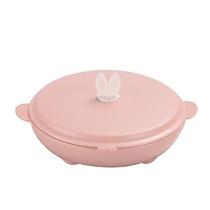 Sacos de caixas de pão bebê isolamento de aço inoxidável prato de tigela infantil com tigela de silicone de alimentação antiderrapante ambientalmente
