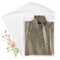 Sacos de celofane COIDEA, 100 unidades, poliéster transparente, seláveis, 14x20cm