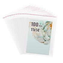 Sacos de celofane Egofine Self Sealing 100 unidades para impressões de 28x36 cm Sacos de celofane Egofine Self Sealing 100 unidades para impressões de 28x36 cm