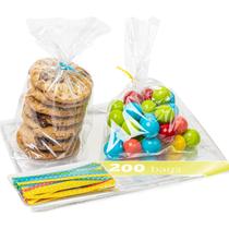 Sacos de celofane TATTI 200 Clear Plastic Goodie 15x25cm Sacos de celofane TATTI 200 Clear Plastic Goodie 15x25cm