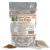 Sacos de chá Chaga My Berry 100% colhidos na natureza nos EUA e Canadá x25