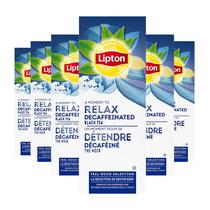 Sacos de chá descafeinado Tea Lipton sem cafeína Sacos de chá descafeinado Tea Lipton sem cafeína