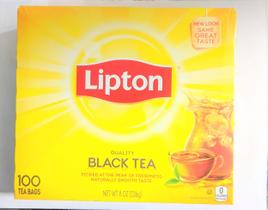 Sacos de chá preto Lipton, 104 quilates, 100% naturais, pacote com 2