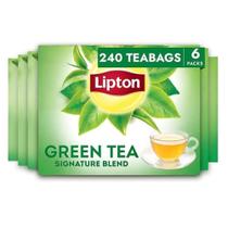 Sacos de chá verde Lipton Signature Blend sem açúcar 240 ct