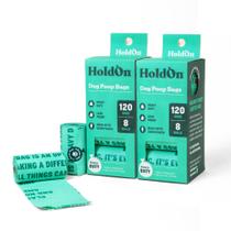 Sacos de cocô de cachorro HoldOn, sem perfume, à prova de vazamentos e resistentes a rasgos