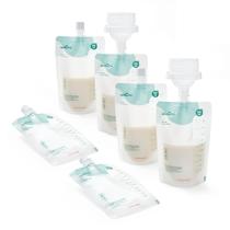 Sacos de coleta de leite Spectra 200 ml com revestimento duplo, sem vazamentos, 20 unidades
